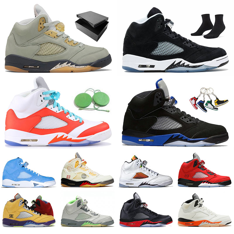 Top quality Jumpman 5 Basketball Shoes US 13 Men Trainers Sneakers PRFC Racer Blue Easter Fire Red Jade Horizon Outdoor Green Bean Helmet Hare Blue Bird 5s Women Sports, 40-47 light aqua
Top quality Jumpman 5 Basketball Shoes US 13 Men Trainers Sneakers PRFC Racer Blue Easter Fire Red Jade Horizon Outdoor Green Bean Helmet Hare Blue Bird 5s Women Sports, 40-47 light aqua