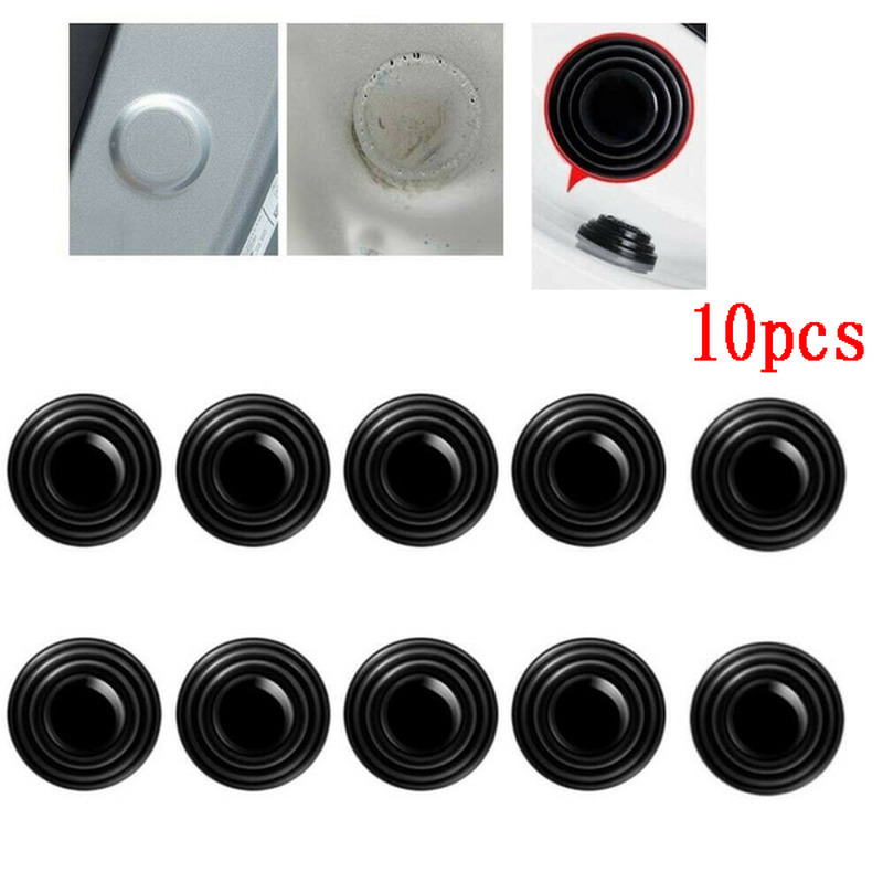 

10pcs Car Door Anti-collision Silicone Pad Anti-shock Closing Door Stickers Soundproof Buffer Gasket Auto Accessories Crash Pad