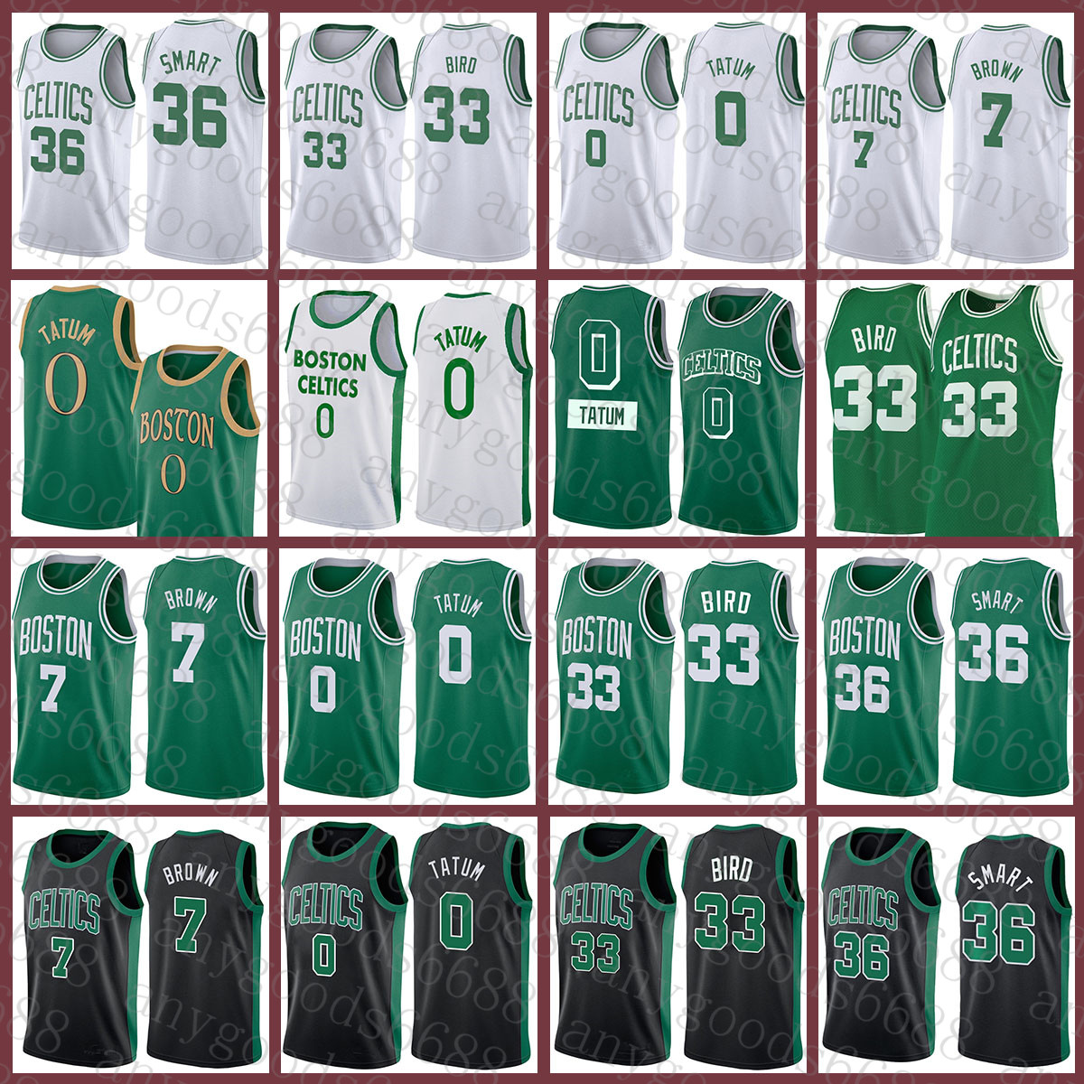 Bostons Celtices Basketball Jersey 7 36 Jayson Tatum Larry Bird 2021 2022 New 0 33 Jaylen Brown Marcus Smart Gold
Bostons Celtices Basketball Jersey 7 36 Jayson Tatum Larry Bird 2021 2022 New 0 33 Jaylen Brown Marcus Smart Gold