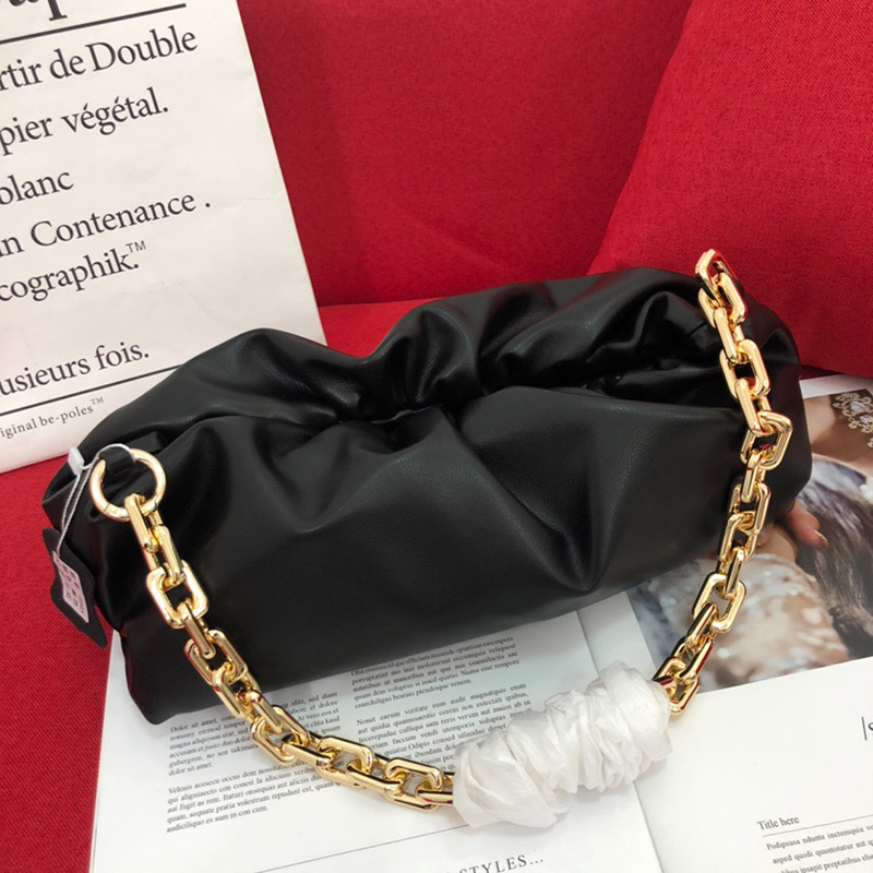 designer women's real leather bags cloud bag soft wrinkled dumpling Shoulder Messenger large chain handbag women fashion handbag, Black
designer women's real leather bags cloud bag soft wrinkled dumpling Shoulder Messenger large chain handbag women fashion handbag, Black
