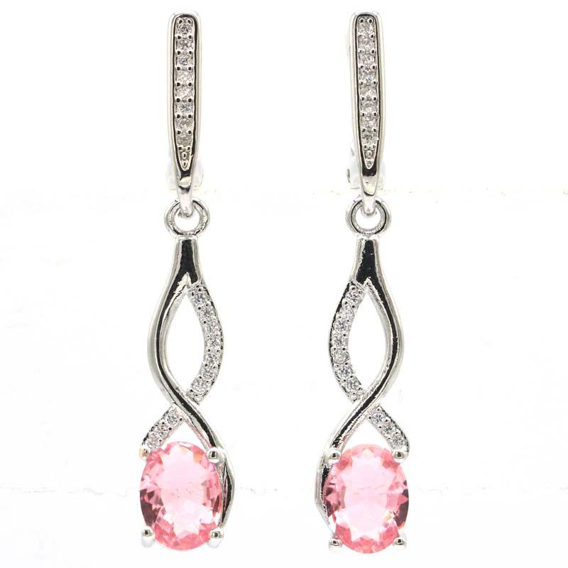 Dangle & Chandelier 40x6mm Lovely Cute 3.7g Pink Morganite London Blue Topaz Cubic Zirconia Sister Daily Wear 925 Sterling Silver EarringsDa
Dangle & Chandelier 40x6mm Lovely Cute 3.7g Pink Morganite London Blue Topaz Cubic Zirconia Sister Daily Wear 925 Sterling Silver EarringsDa