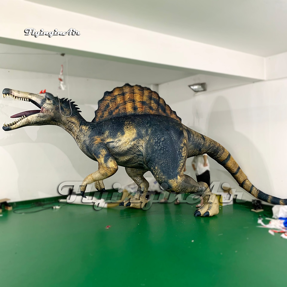 Fantastic Large Inflatable Dinosaur Spinosaurus Animal Model Air Blow Up Spinosaur For Zoo And Museum Decoration