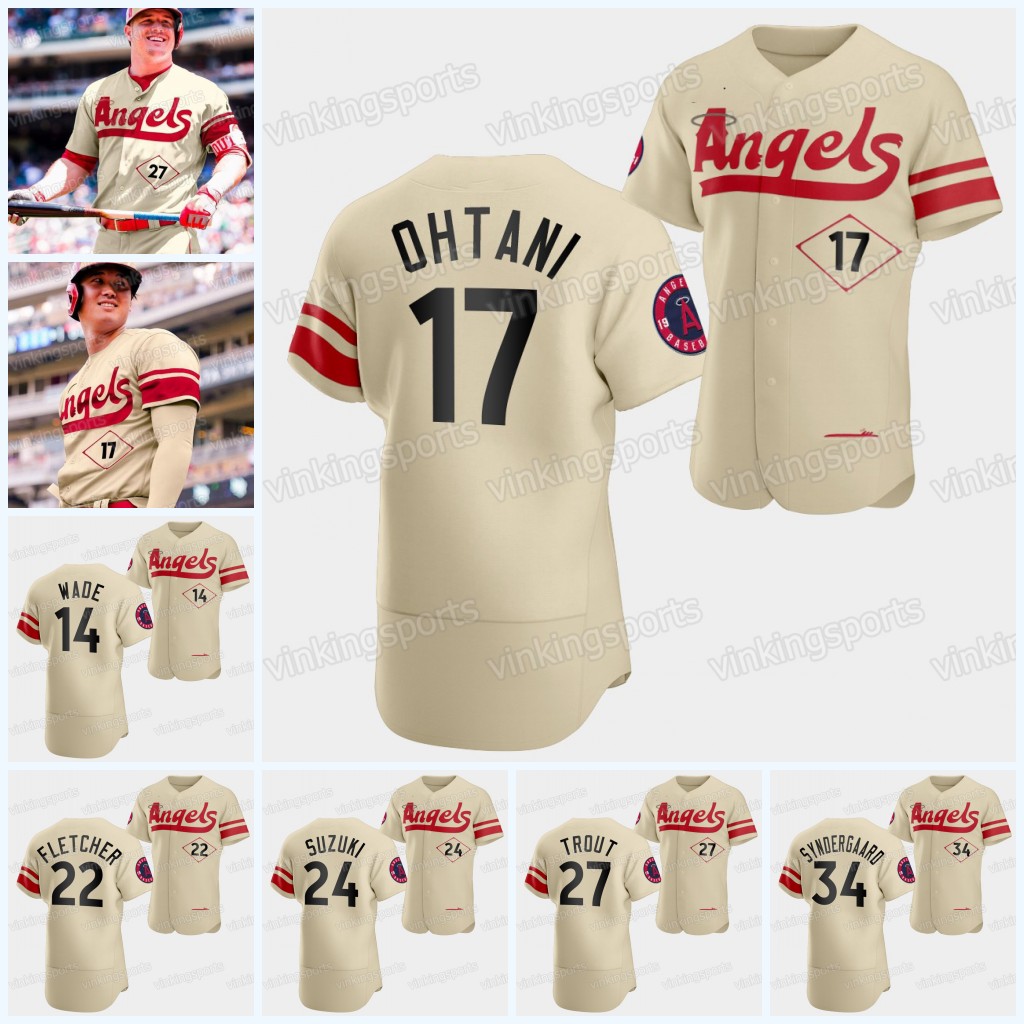 Mike Trout Shohei Ohtani 2022 City Connect Jersey Angels Michael Lorenzen Jared Walsh Tyler Wade Kurt Suzuki Ryan Teper Juan Lagares Raisel Iglesias, White youth
Mike Trout Shohei Ohtani 2022 City Connect Jersey Angels Michael Lorenzen Jared Walsh Tyler Wade Kurt Suzuki Ryan Teper Juan Lagares Raisel Iglesias, White youth