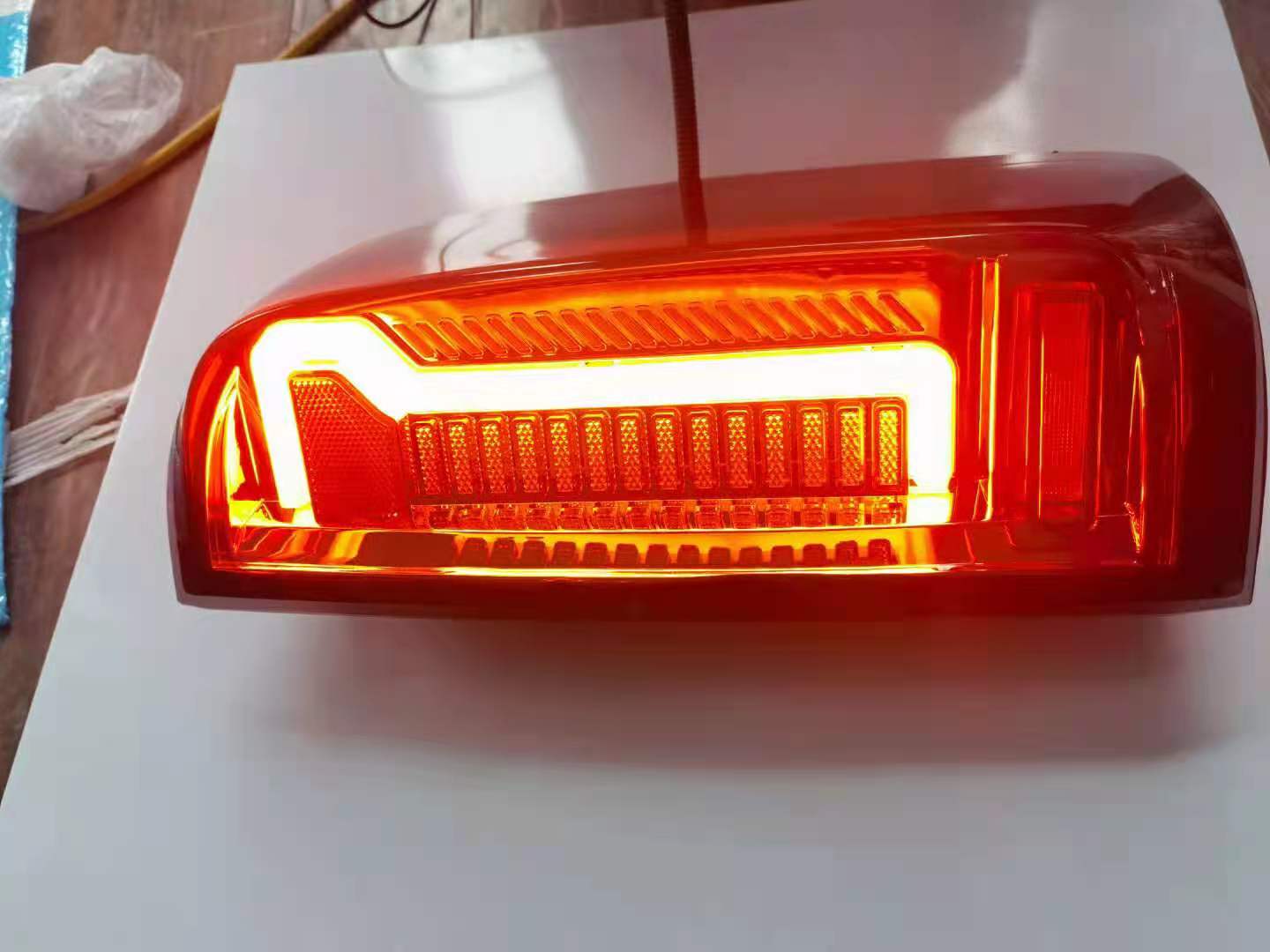 2 Pcs Lights For Ford Ranger LED Tail Light 20 15-20 Taillights Rear Lamp LED Signal Brake Reversing Parking FACELIFT Upgrade
