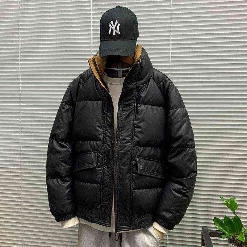 Winter Men 2021 New Fashion White Duck Down Jackets Men's Thicken Warm Casual Coats Male Stand Collar Solid Overcoats W837 T220802, Black
Winter Men 2021 New Fashion White Duck Down Jackets Men's Thicken Warm Casual Coats Male Stand Collar Solid Overcoats W837 T220802, Black