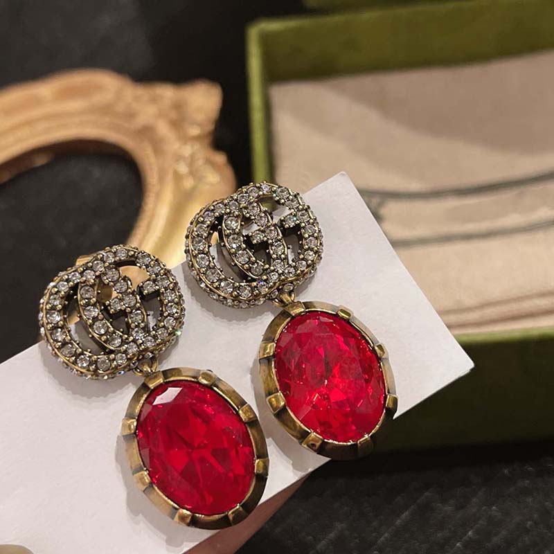 Fashion Diamonds Dangle & Chandelier Bronze Big Gemstone Drop Earrings Designer Women Party Fine Jewel Red
Fashion Diamonds Dangle & Chandelier Bronze Big Gemstone Drop Earrings Designer Women Party Fine Jewel Red
