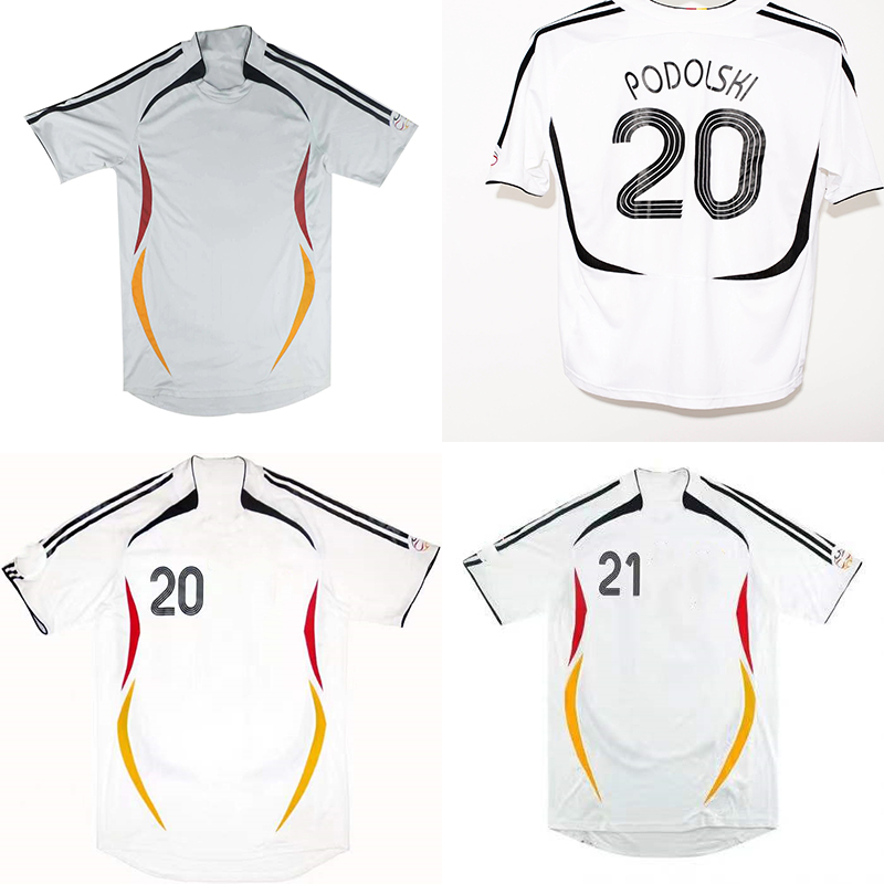 Retro soccer jerseys 2006 Home White Classic Vintage MULLER KLINSMANN Schweinsteiger KLOSE LAHM Podolski Ballack Camiseta Football Jersey For Men Shirt, 06 home
Retro soccer jerseys 2006 Home White Classic Vintage MULLER KLINSMANN Schweinsteiger KLOSE LAHM Podolski Ballack Camiseta Football Jersey For Men Shirt, 06 home