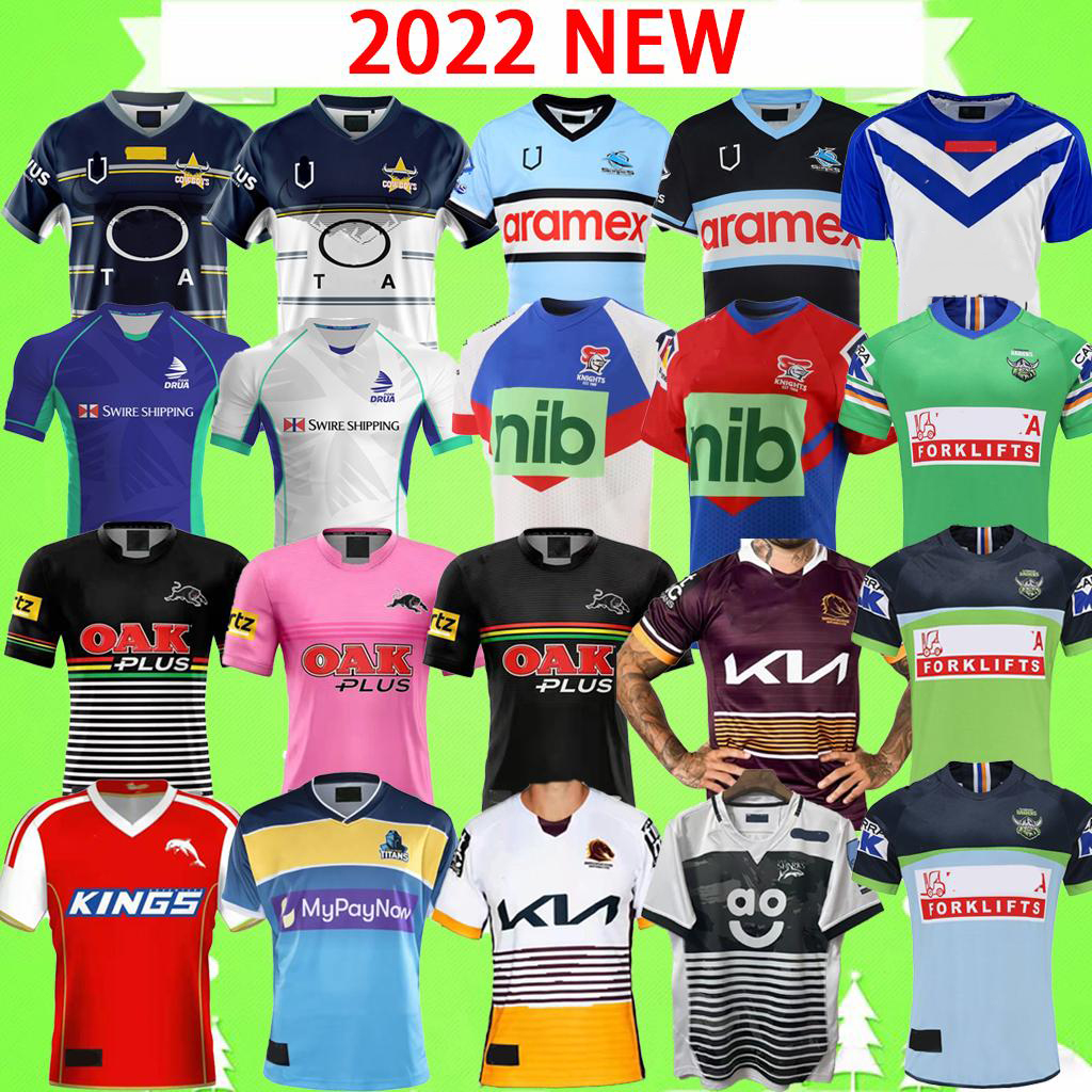 2022 2023 Super Rugby League Jersey Raiders shark Panther Maru Manly Seahawks Parramatta rabbit tiger shirt Leopard Raiders Broncos Dolphin Titan cowboy Fiji S-5XL, New 2022
2022 2023 Super Rugby League Jersey Raiders shark Panther Maru Manly Seahawks Parramatta rabbit tiger shirt Leopard Raiders Broncos Dolphin Titan cowboy Fiji S-5XL, New 2022