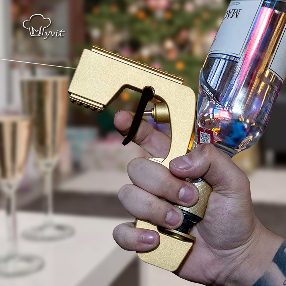 

Bar Tools Champagne Wine Sprayer Pistol Beer Bottle Durable Spray ABS Plastic Version stopper Ejector Pop it Kitchen