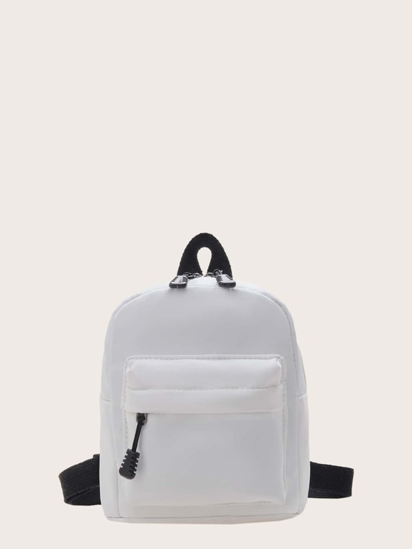Kids Minimalist Double Zipper Backpack SHE