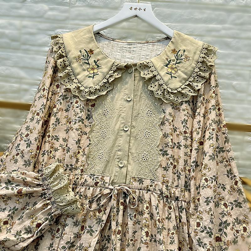 Casual Dresses Soft Thin Linen Retro Floral Dress 2022 Spring Long Sleeve Loose Midi DressCasual, Auburn
Casual Dresses Soft Thin Linen Retro Floral Dress 2022 Spring Long Sleeve Loose Midi DressCasual, Auburn