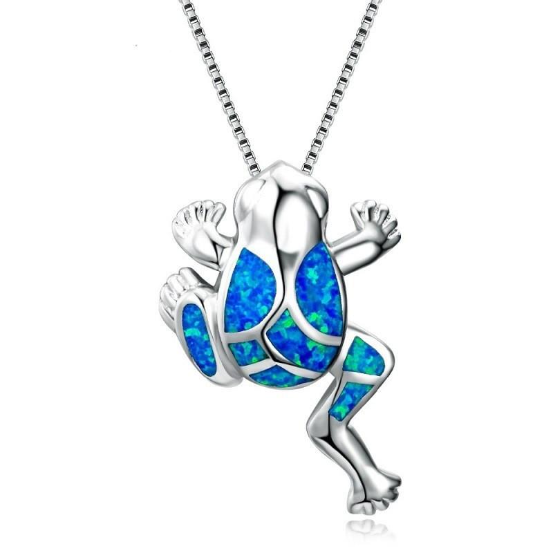 Pendant Necklaces Liemjee Wholesale Cute Frog Opal Necklace Exquisite Fashion Personality Jewelry For Women Feature Namour Charm Gift All Se
Pendant Necklaces Liemjee Wholesale Cute Frog Opal Necklace Exquisite Fashion Personality Jewelry For Women Feature Namour Charm Gift All Se
