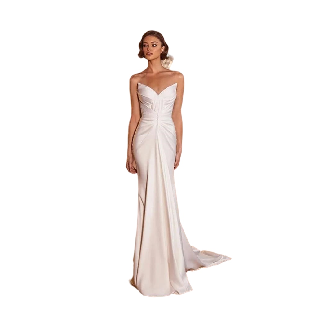 Soft Stain Chiffon Beach Mermaid Wedding Dresses with Scarf 2022 Sweethear Lace-up Corset Outdoor Garden Boho Greek Grace Bridal Gown