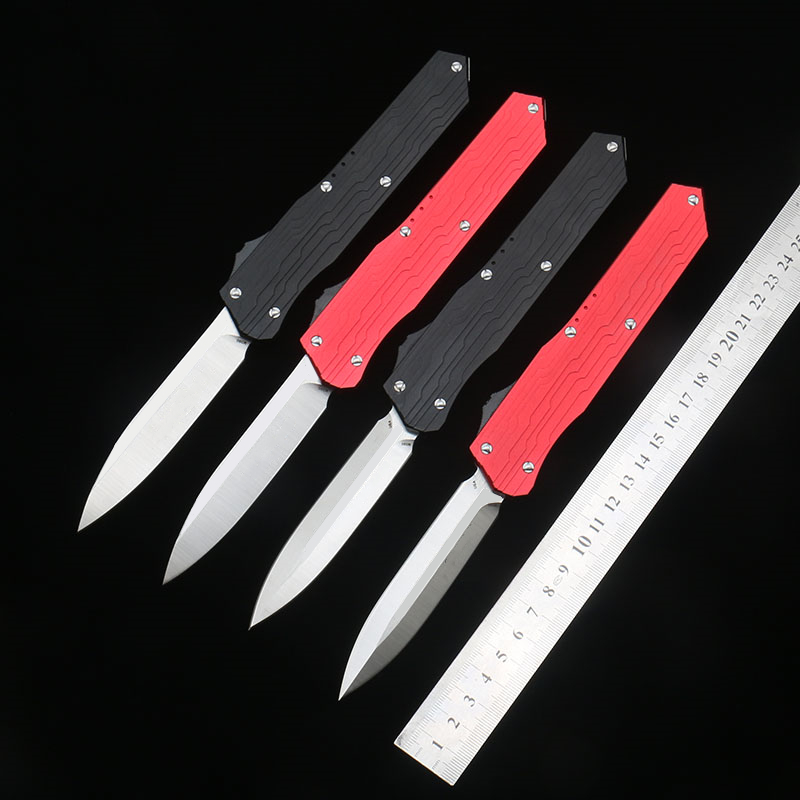 High Quality CYPHER Automatic knife D2 Steel Blade 6061-T6 Aluminum Alloy Handle Hunting Folding Outdoor Camping EDC Tool Pocket Knives
High Quality CYPHER Automatic knife D2 Steel Blade 6061-T6 Aluminum Alloy Handle Hunting Folding Outdoor Camping EDC Tool Pocket Knives