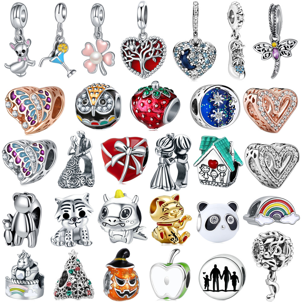 925 Sterling Silver Dangle Charm New Cute Dragonfly Strawberry House Beads Bead Fit Pandora Charms Bracelet DIY Jewelry Accessories
925 Sterling Silver Dangle Charm New Cute Dragonfly Strawberry House Beads Bead Fit Pandora Charms Bracelet DIY Jewelry Accessories