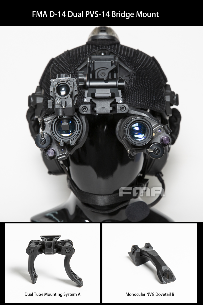 Other Sporting Goods FMA Adapter For AN PVS-14 Monocular NVG tactical helmet accessories