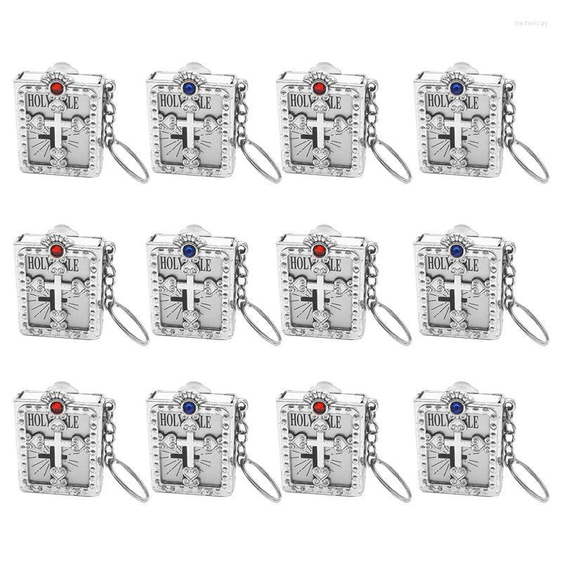Keychains 12pcs Accessories Mini Pendant Catholic English Gift Unisex Religious Universal Portable Key Chain Cross Bible Jewelry Baptism Fre
Keychains 12pcs Accessories Mini Pendant Catholic English Gift Unisex Religious Universal Portable Key Chain Cross Bible Jewelry Baptism Fre