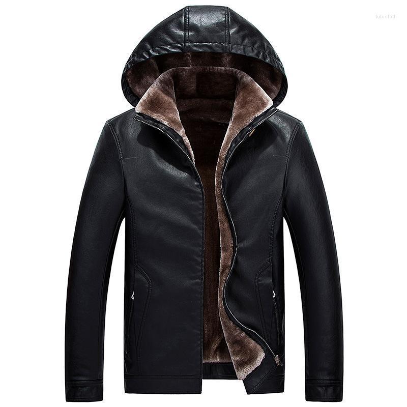 Men's Fur & Faux Winter Men Pu Leather Removable Hooded Jackets Warm Fleece Thicken Windproof Slim Zipper Fashion Male Biker CoatsMen's Men', 1118 maroon
Men's Fur & Faux Winter Men Pu Leather Removable Hooded Jackets Warm Fleece Thicken Windproof Slim Zipper Fashion Male Biker CoatsMen's Men', 1118 maroon
