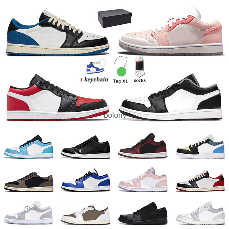 Jumpman 1 Lows Mens Basketball Shoes 1s With Classic Cactus Jack Fragment x Mighty Swooshers Pink Black White UNC Bred Toe Womens, B13 ts 36-45
Jumpman 1 Lows Mens Basketball Shoes 1s With Classic Cactus Jack Fragment x Mighty Swooshers Pink Black White UNC Bred Toe Womens, B13 ts 36-45