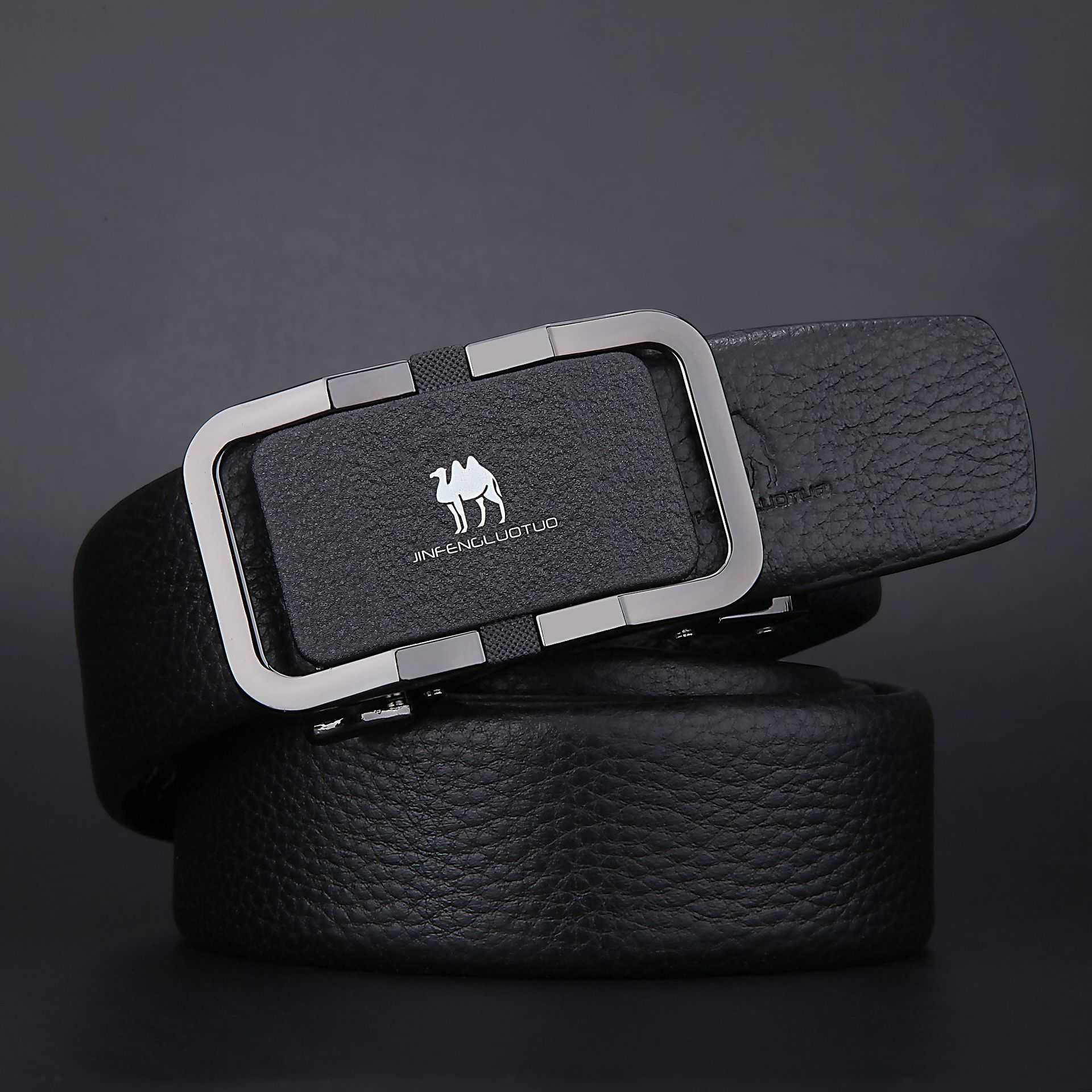 Straight Barrel Automatic Buckle Business All-match Youth Belt Men's Youth Fashion Jeans Belts Men, Black
Straight Barrel Automatic Buckle Business All-match Youth Belt Men's Youth Fashion Jeans Belts Men, Black