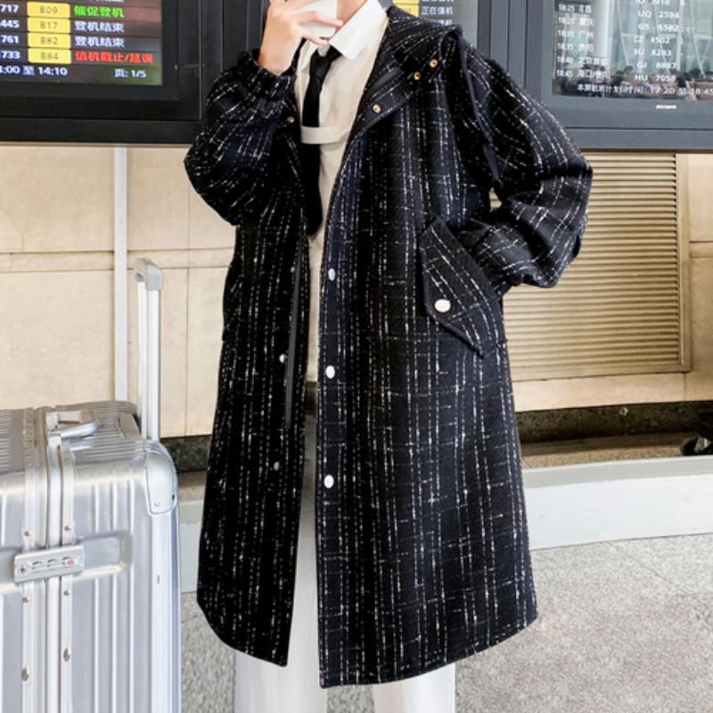 Men's Wool & Blends Casual Fashion Jacket Windbreaker Autumn And Winter Women's Coat Mid-length Viol22, Black
Men's Wool & Blends Casual Fashion Jacket Windbreaker Autumn And Winter Women's Coat Mid-length Viol22, Black