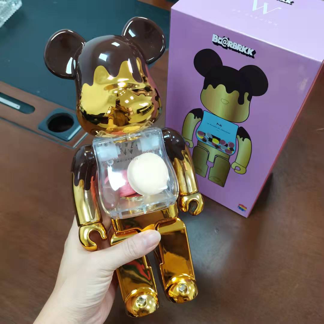 New bearbrick 400% chocolate macarone Millennium building blocks violent bear trend ornaments handmade model toys gifts 28cm
New bearbrick 400% chocolate macarone Millennium building blocks violent bear trend ornaments handmade model toys gifts 28cm