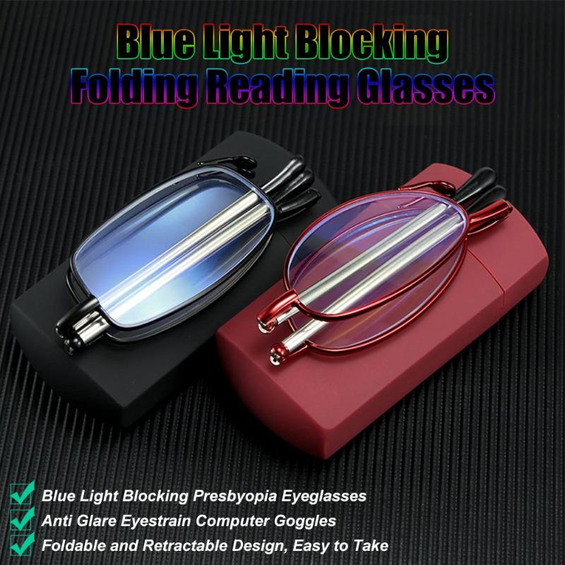 Sunglasses Fashion Folding Anti Blue Light Reading Glasses With Case Portable Women Men HD Computer Goggles Vision Care Strength 1.0- 4.0Sun
Sunglasses Fashion Folding Anti Blue Light Reading Glasses With Case Portable Women Men HD Computer Goggles Vision Care Strength 1.0- 4.0Sun