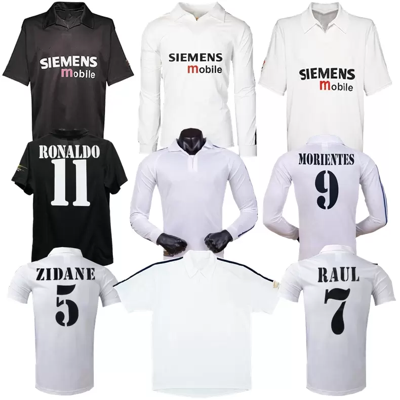 TOP 2002 2003 ZIDANE Centenary home soccer jersey FIGO HIERRO RONALDO RAUL ReAl Madrids classic retro vintage football shirt, White
TOP 2002 2003 ZIDANE Centenary home soccer jersey FIGO HIERRO RONALDO RAUL ReAl Madrids classic retro vintage football shirt, White