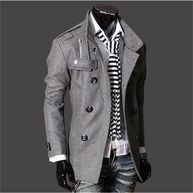 Jacket men's fashion personality windbreaker double-breasted long coat men's fashion business jacket 201127, Black
Jacket men's fashion personality windbreaker double-breasted long coat men's fashion business jacket 201127, Black