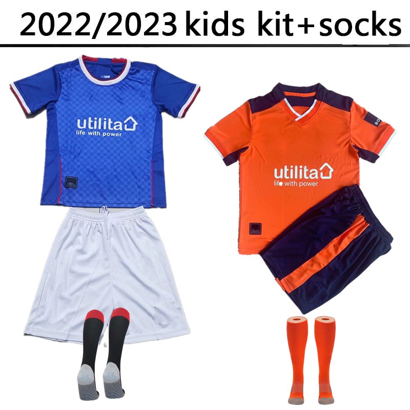 22 23 Rangers home away kids kit socks Soccer Jerseys 2022 2023 150th Anniversary TRAINING TEE DEFOE BARKER MORELOS 2021 full sets Jersey Football child boy, Blue
22 23 Rangers home away kids kit socks Soccer Jerseys 2022 2023 150th Anniversary TRAINING TEE DEFOE BARKER MORELOS 2021 full sets Jersey Football child boy, Blue