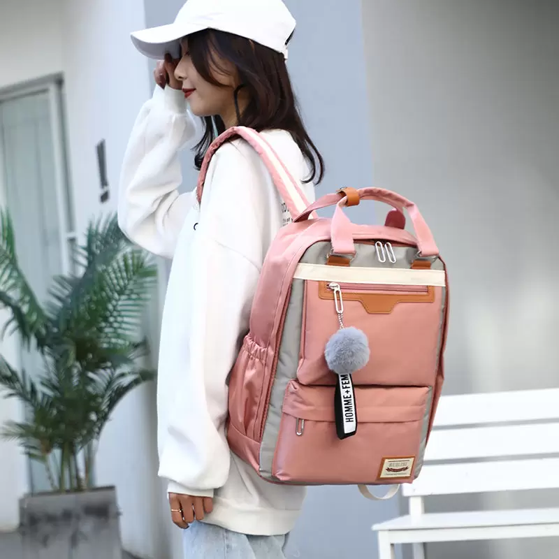 2021 New fashion cute Backpack Girls For Middle School Students Travel Shoulder Backpacks Kids Children Schoolbags Women Bag