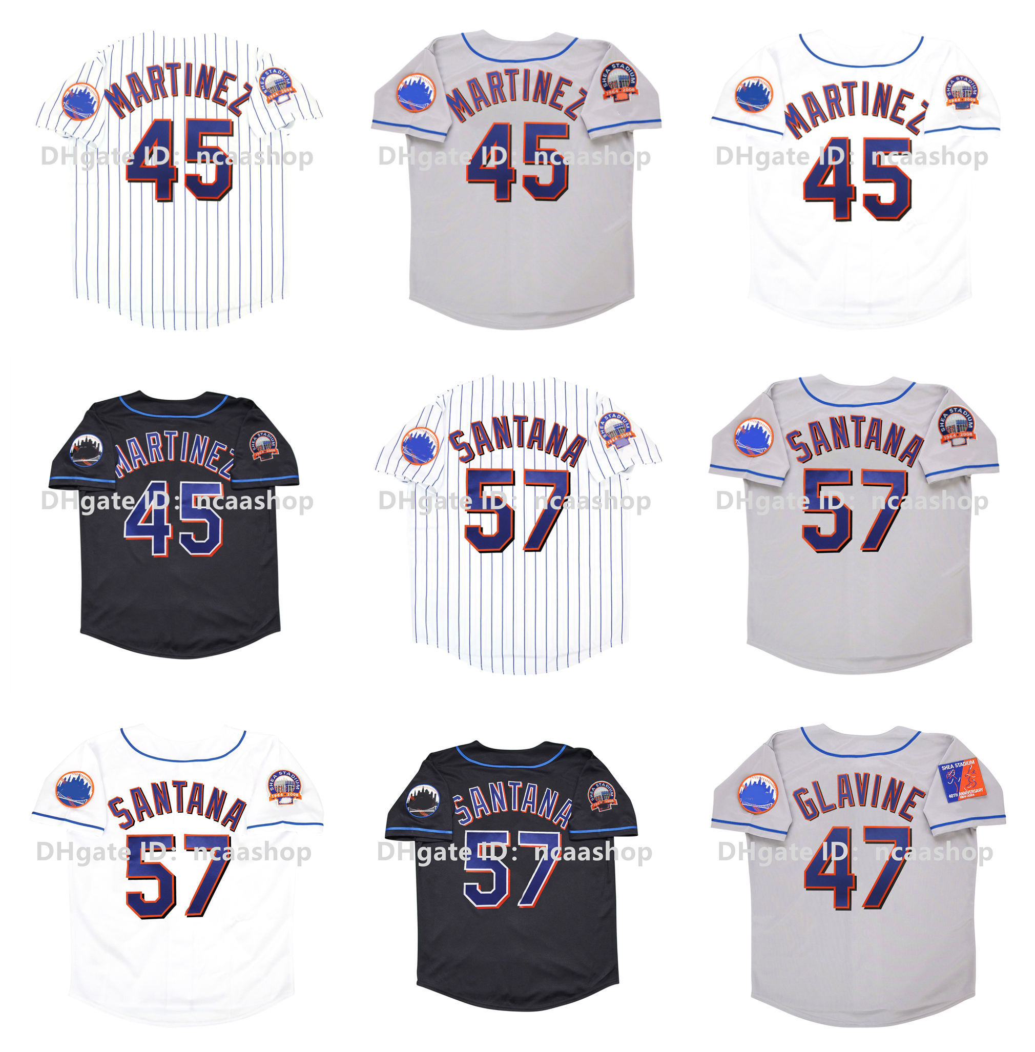 Vintage 2004 40th Patch Baseball Jersey 45 Pedro Martinez 57 Johan Santana 47 Tom Glavine White Black Grey Size -XXXL, As pic
Vintage 2004 40th Patch Baseball Jersey 45 Pedro Martinez 57 Johan Santana 47 Tom Glavine White Black Grey Size -XXXL, As pic