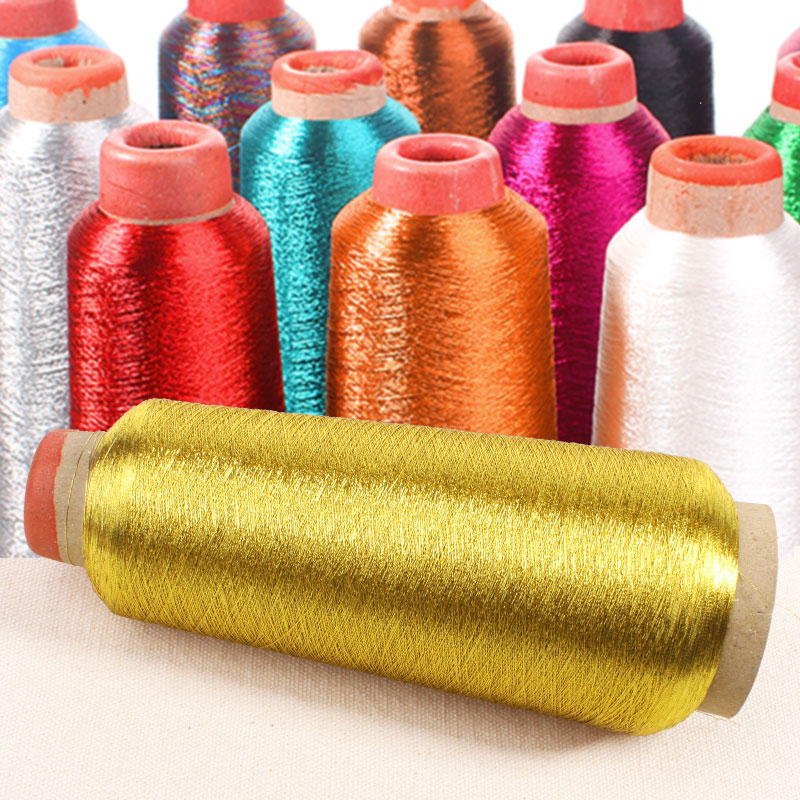 150D/ 3554 yards Sewing Notions & Tools Polyester Thread Ms Type Cross Stitch Computer Metallic Embroidery Threads Silver Gold Color
150D/ 3554 yards Sewing Notions & Tools Polyester Thread Ms Type Cross Stitch Computer Metallic Embroidery Threads Silver Gold Color