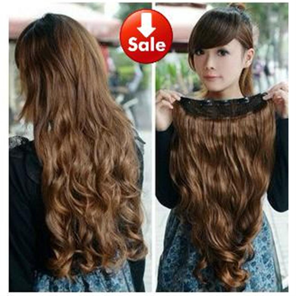 ladies' hair clip-in hair extensions 12colors 1 piece for full head synthetic hair pieces327W
ladies' hair clip-in hair extensions 12colors 1 piece for full head synthetic hair pieces327W
