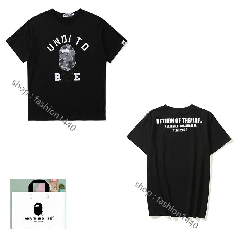 Reflective t shirts mens designer t shirt ape Undefeatedes shark head graphic tees womens tshirt camouflage glow pure cotton t-shirt luminous clothe Panelled tee F11, 1pcs button
Reflective t shirts mens designer t shirt ape Undefeatedes shark head graphic tees womens tshirt camouflage glow pure cotton t-shirt luminous clothe Panelled tee F11, 1pcs button
