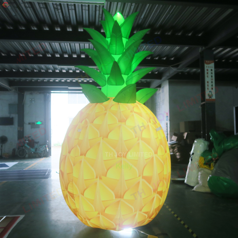 Free Ship Outdoor Activities advertising giant inflatable pineapple fruits corn vegetable model air balloon for sale