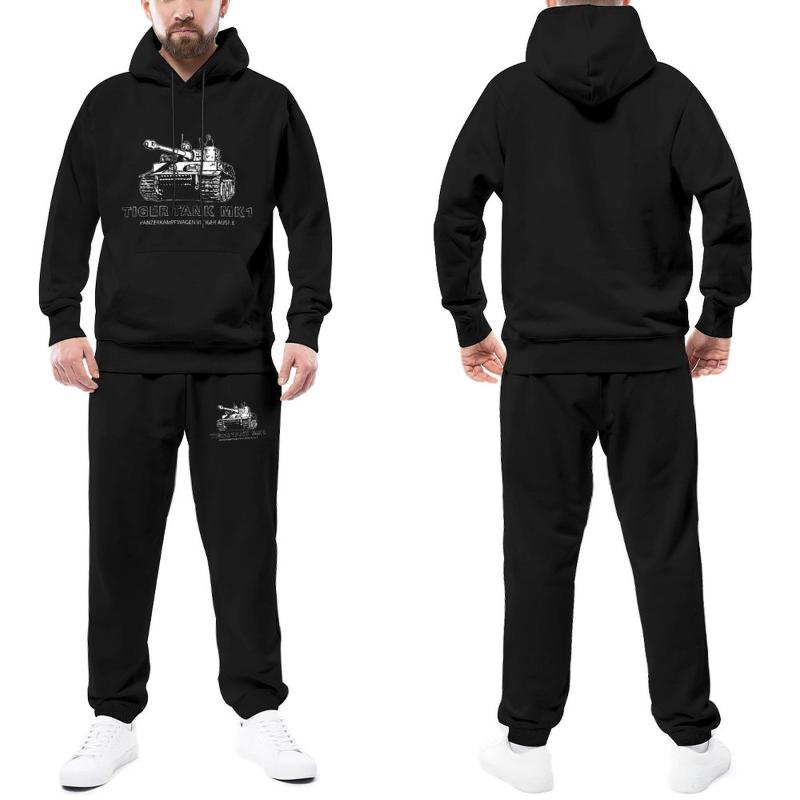 Men's Tracksuits Wehrmacht Mens Tracksuit Set Tiger Tank Mark Men Sweatsuits Hip Hop Sweatpants And Hoodie Jogging, Gray
Men's Tracksuits Wehrmacht Mens Tracksuit Set Tiger Tank Mark Men Sweatsuits Hip Hop Sweatpants And Hoodie Jogging, Gray