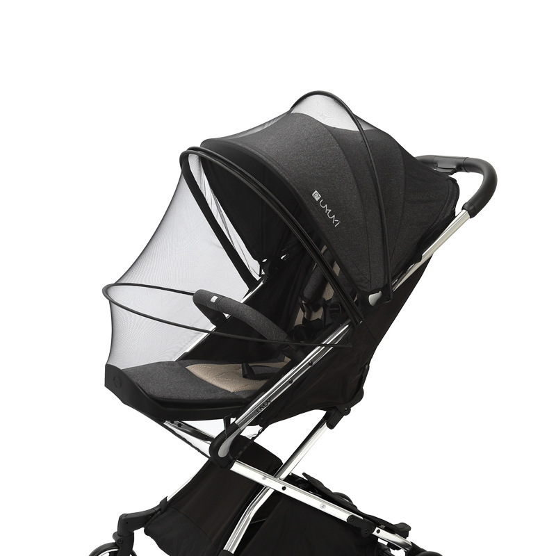 Zipper type fly protection accessories childrens crib summer mesh carriage full cover mosquito net baby stroller trolley 220531