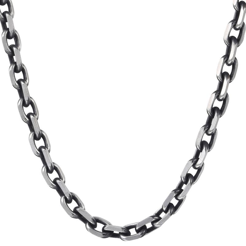 Chains 6mm Gunmetal Tone Stainless Steel Necklace For Boys Men Cut Cable Link Chain Punk Basic Male Jewelry KN498Chains
Chains 6mm Gunmetal Tone Stainless Steel Necklace For Boys Men Cut Cable Link Chain Punk Basic Male Jewelry KN498Chains
