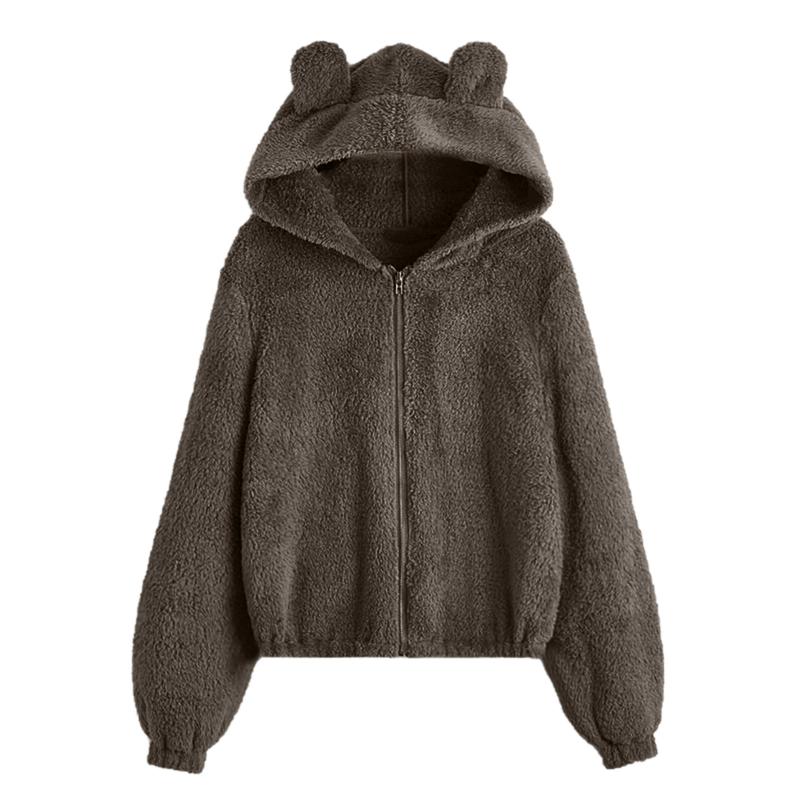 Women' Hoodies & Sweatshirts Kawaii Zipper Fuzzy Cute Ears Hooded Sweatshirt Winter Women Warm Long Sleeve Tops Fleece Patchwork Hoody, Pink
Women' Hoodies & Sweatshirts Kawaii Zipper Fuzzy Cute Ears Hooded Sweatshirt Winter Women Warm Long Sleeve Tops Fleece Patchwork Hoody, Pink