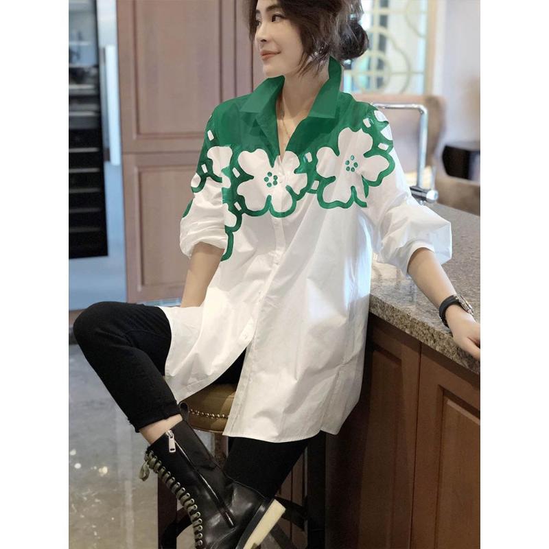 Women's Blouses & Shirts High-cotton Mid-length White Shirt Women's Design Sense Niche Loose Top Spring Clothes Womens Sexy TopsWomen's, Black short sleeve
Women's Blouses & Shirts High-cotton Mid-length White Shirt Women's Design Sense Niche Loose Top Spring Clothes Womens Sexy TopsWomen's, Black short sleeve