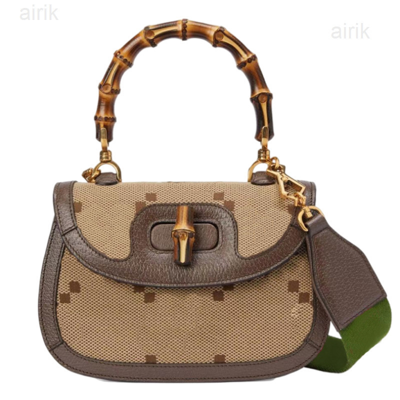 675797 Retro Women's Luxury Brand Genuine Leather handbag Bags Bamboo Hardware Webbing Detachable Strap Female Shoulder Crossbody Flap Clutch Bags
675797 Retro Women's Luxury Brand Genuine Leather handbag Bags Bamboo Hardware Webbing Detachable Strap Female Shoulder Crossbody Flap Clutch Bags