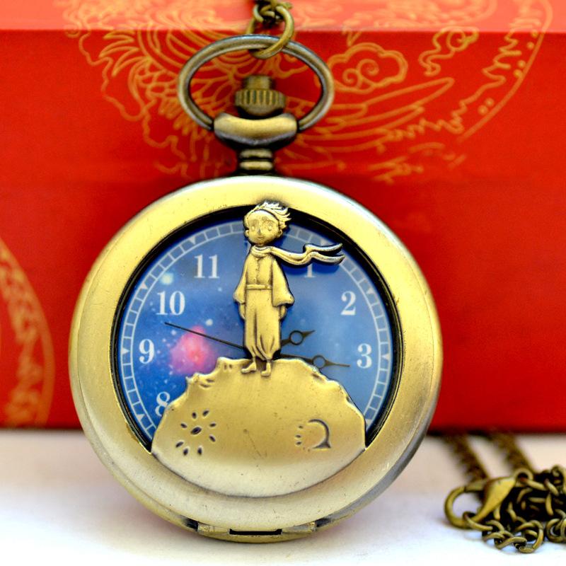 Pocket Watches (1158) 12pcs/lot Big Vintage Little Boy Prince Blue Sky Dial Flip Watch Necklace Wholesale Gothic Pendant Party Nostalgic Gif, Silver
Pocket Watches (1158) 12pcs/lot Big Vintage Little Boy Prince Blue Sky Dial Flip Watch Necklace Wholesale Gothic Pendant Party Nostalgic Gif, Silver