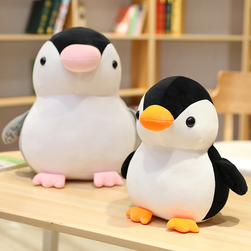 2555cm kawaii huggable soft pillow penguins plush stuffed baby doll kids toy birthday gift for children girls