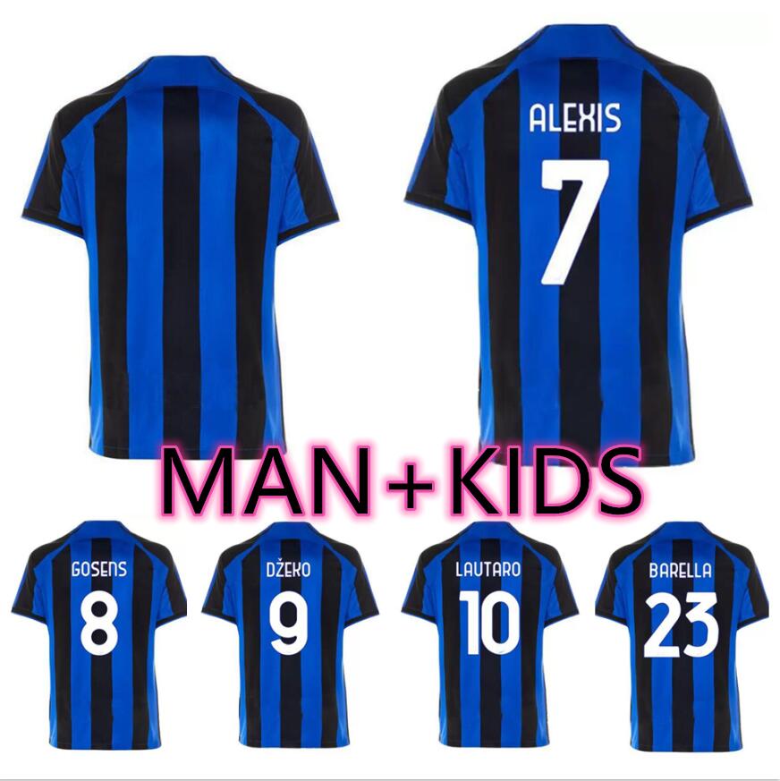 LUKAKU 90 soccer jersey 22 23 home BARELLA LAUTARO INTERS Calhanoglu ALEXIS DZEKO CORREA AWAY Gosens MILANS UNIFORMS football shirt 2021 2022 2023 men kids kit TOPs, Yellow
LUKAKU 90 soccer jersey 22 23 home BARELLA LAUTARO INTERS Calhanoglu ALEXIS DZEKO CORREA AWAY Gosens MILANS UNIFORMS football shirt 2021 2022 2023 men kids kit TOPs, Yellow