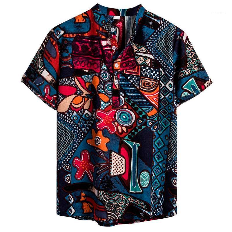 Men's Casual Shirts Summer 2022 Mens Shirt Ethnic Short Sleeve Printing Hawaiian Blouse Streetwear Clothing, Blue
Men's Casual Shirts Summer 2022 Mens Shirt Ethnic Short Sleeve Printing Hawaiian Blouse Streetwear Clothing, Blue