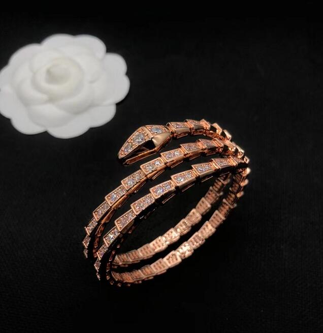 Bracelets Bangles Designer Multilayer High quality Stainless Steel Crystal Bracelet Letters Gold Silver Rose Red Bracelet Bangle For Men and Woman Jewelry