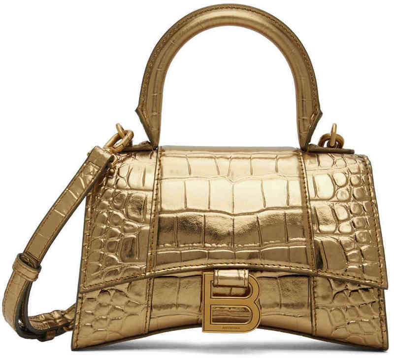 high level designer bags bale'ciga's fashion style bags and XS hourglass gold alligator pattern women's shoulder bag high sense female leisure handbag luxury bags, Purchase as shown in the figure
high level designer bags bale'ciga's fashion style bags and XS hourglass gold alligator pattern women's shoulder bag high sense female leisure handbag luxury bags, Purchase as shown in the figure