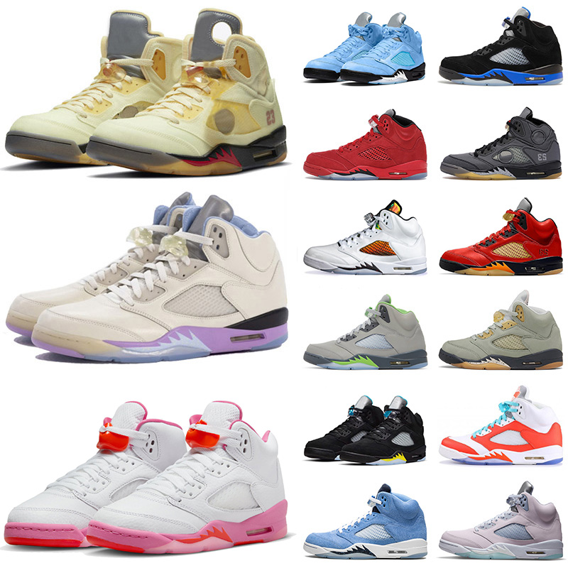 We The Bests Jumpman 5 5s V Offs White Mens Basketball Shoes Pinksicle Bird Blue Gators UNC PSGs Concord NFL Helmet Green Bean Trainers Designer Sneakers Big Size 13, C33 40-47
We The Bests Jumpman 5 5s V Offs White Mens Basketball Shoes Pinksicle Bird Blue Gators UNC PSGs Concord NFL Helmet Green Bean Trainers Designer Sneakers Big Size 13, C33 40-47