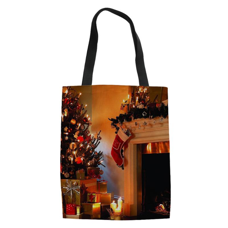 Evening Bags Christmas Sock Gift Pattern Print Canvas Bag Women Shopping Handbags Fashion Portable For Girls Custom, Ha01596z22
Evening Bags Christmas Sock Gift Pattern Print Canvas Bag Women Shopping Handbags Fashion Portable For Girls Custom, Ha01596z22
